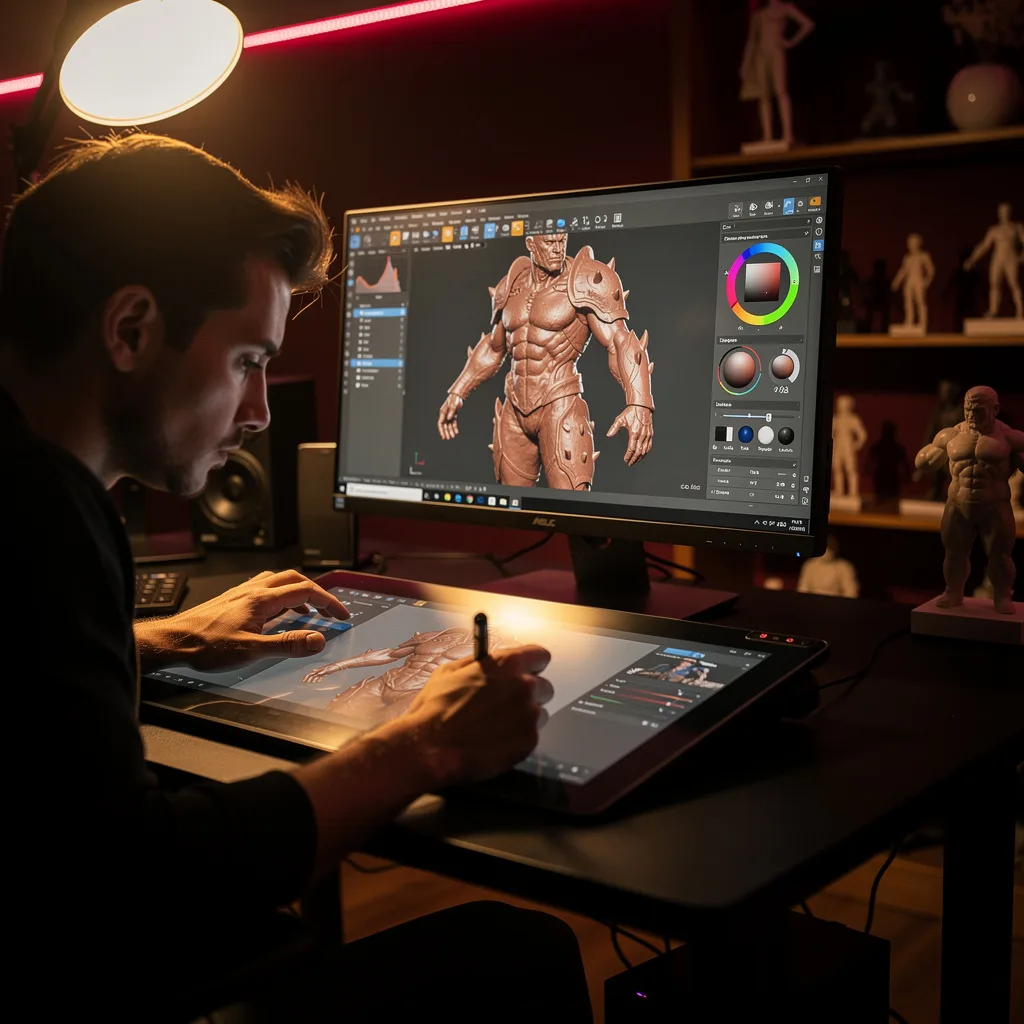 Sculpture de Personnages avec ZBrush