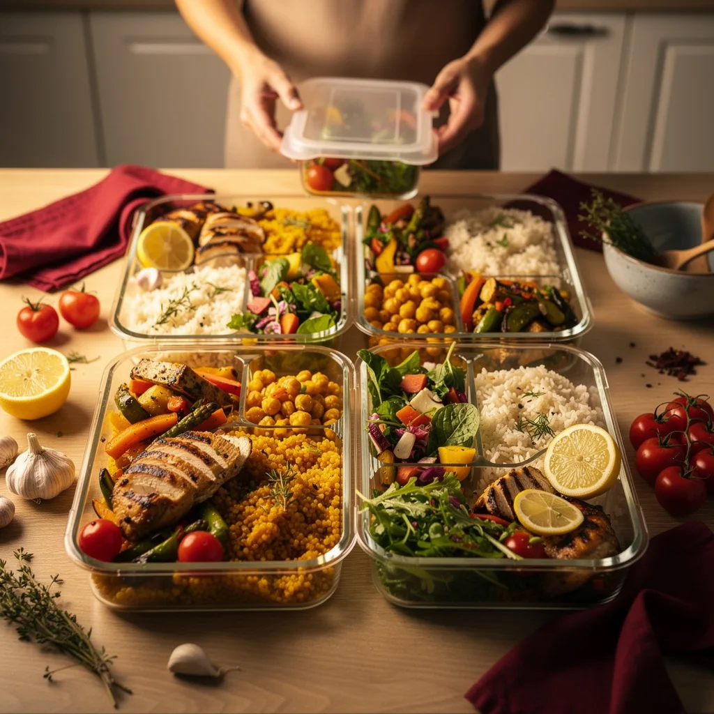 Batch cooking : repas de la semaine